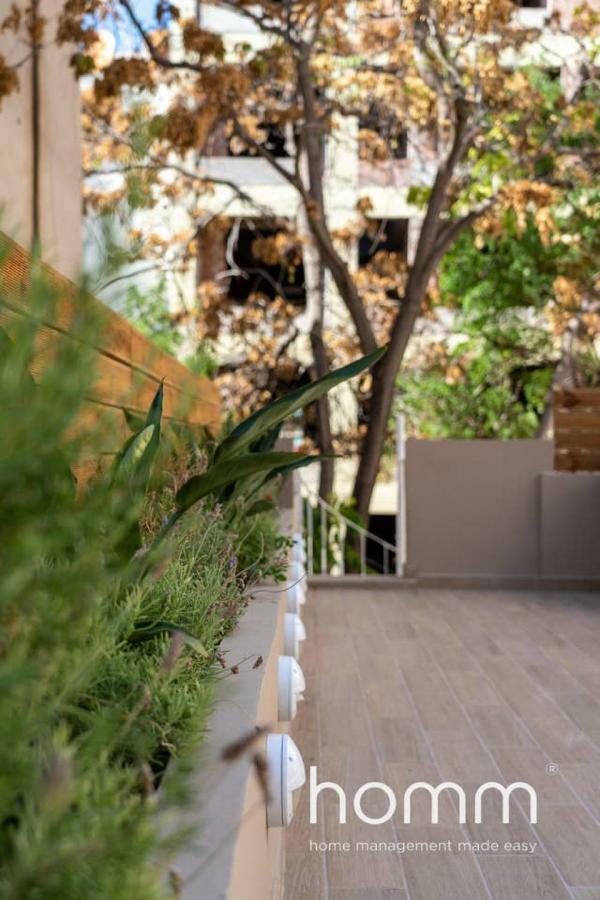 Nemeseos Ground Floor Homm Apartment With Roof Garden And Wading Pool Athens Exterior photo