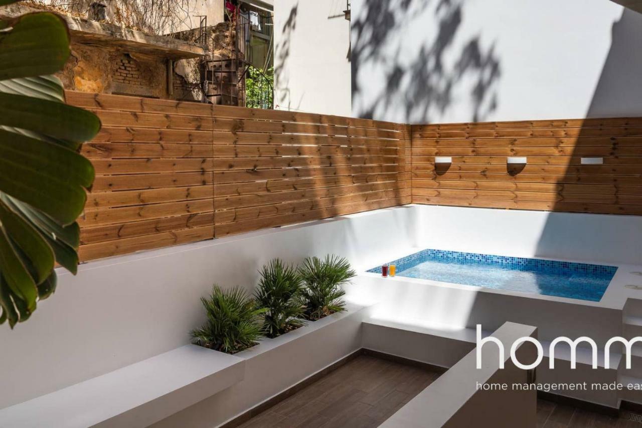 Nemeseos Ground Floor Homm Apartment With Roof Garden And Wading Pool Athens Exterior photo