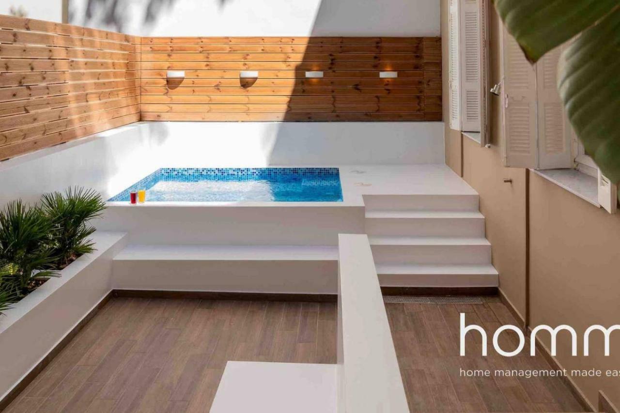 Nemeseos Ground Floor Homm Apartment With Roof Garden And Wading Pool Athens Exterior photo