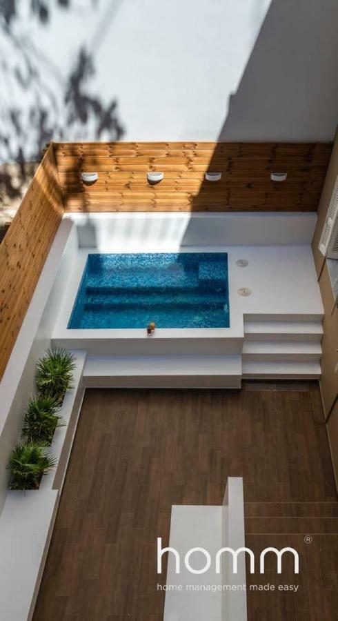 Nemeseos Ground Floor Homm Apartment With Roof Garden And Wading Pool Athens Exterior photo